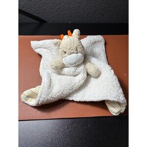 Little Me Snuggle Baby Blanket Rattle Giraffe Lovey Stripes Boy/Girl Security